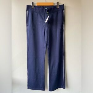 Ralph Lauren navy stretch pants with white stripe NWT